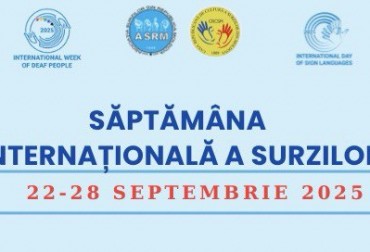 Săptămâna Internațională a Surzilor 2025:  Nici un drept al omului fără dreptul la Limbajul Semnelor Image