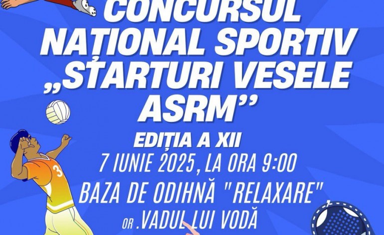 „Starturi Vesele” – еdiția a XII-a: sport, cultură și comunicare la ASRM Image