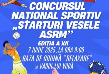 „Starturi Vesele” – еdiția a XII-a: sport, cultură și comunicare la ASRM Image